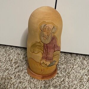 Hand-Painted Wooden Nesting Doll